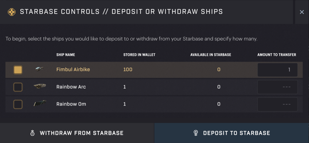 SAGE Labs Deposit Ships