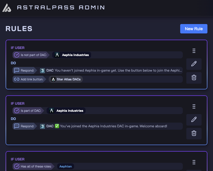 AstralPass - Admin Dashboard