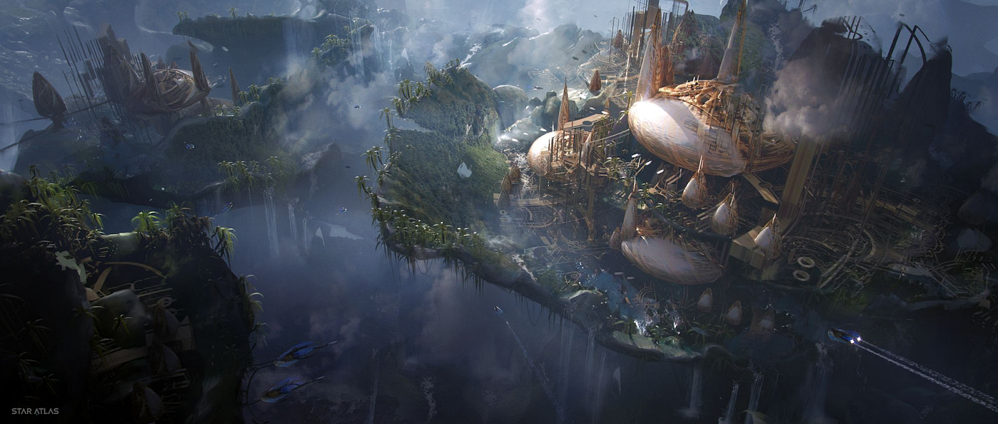 The glorious Punaab homeworld Akenat /// Triple-A Metaverse Work in Progress /// Immersive Unreal Engine 5 Experience.