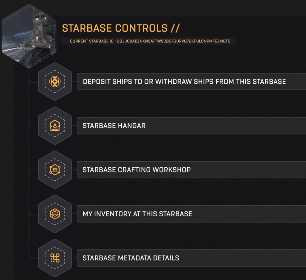 SAGE Labs – SectorView – Starbase Controls