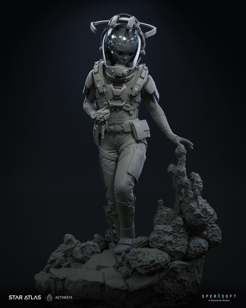 Star Atlas - Joni Space Suit - Created by Ivan Podzorov [Concept Art]
