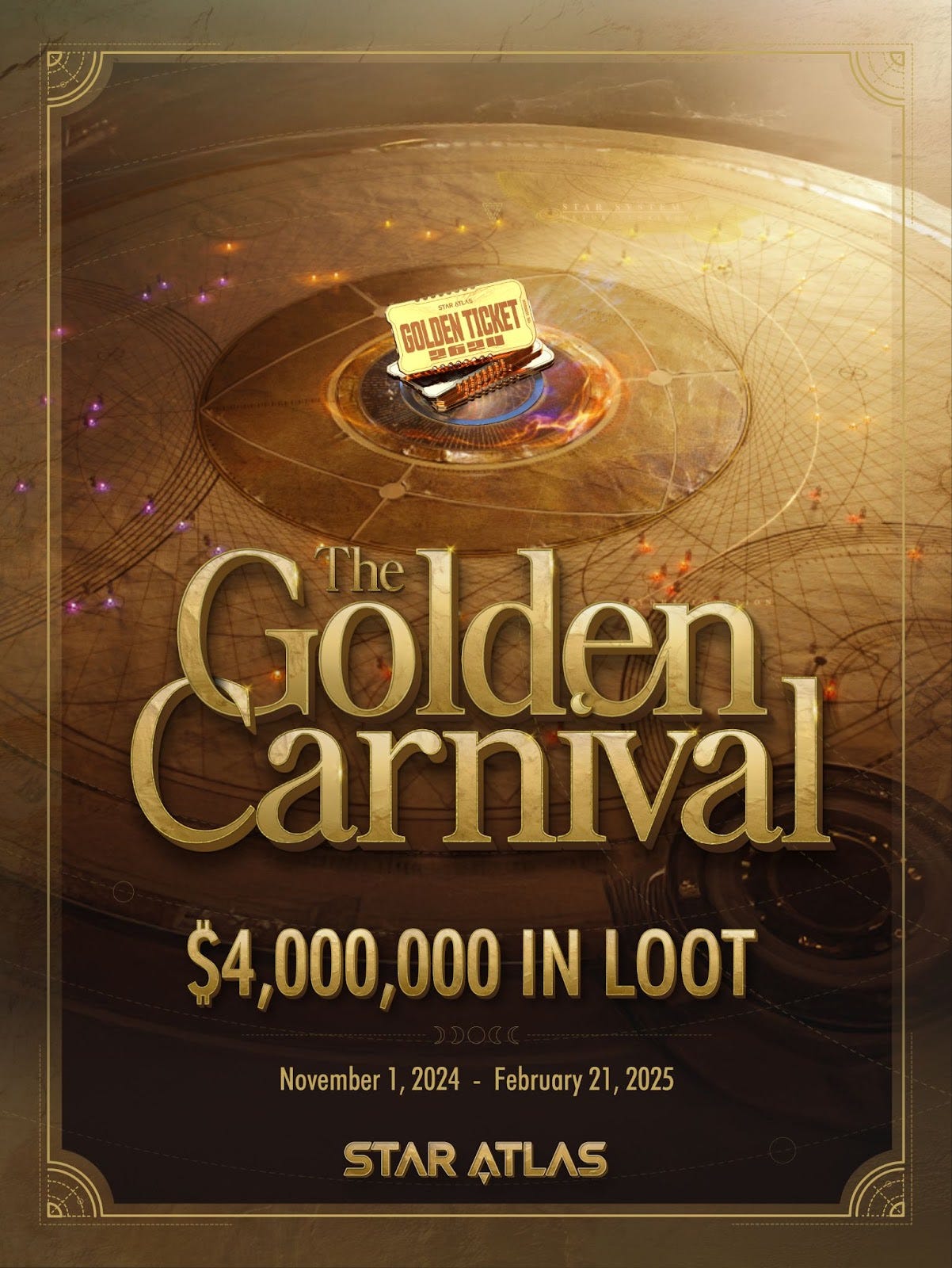 Star Atlas Starts the Golden Carnival on Solana: Win Your Share of the $4 Million Lootfest!
