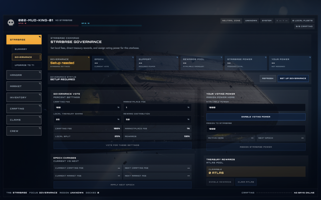 Star Atlas - Regional Governance UI in C4 [Work in Progress]