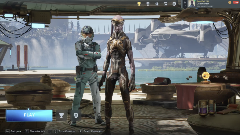 Star Atlas - UE5 Title Menu UI