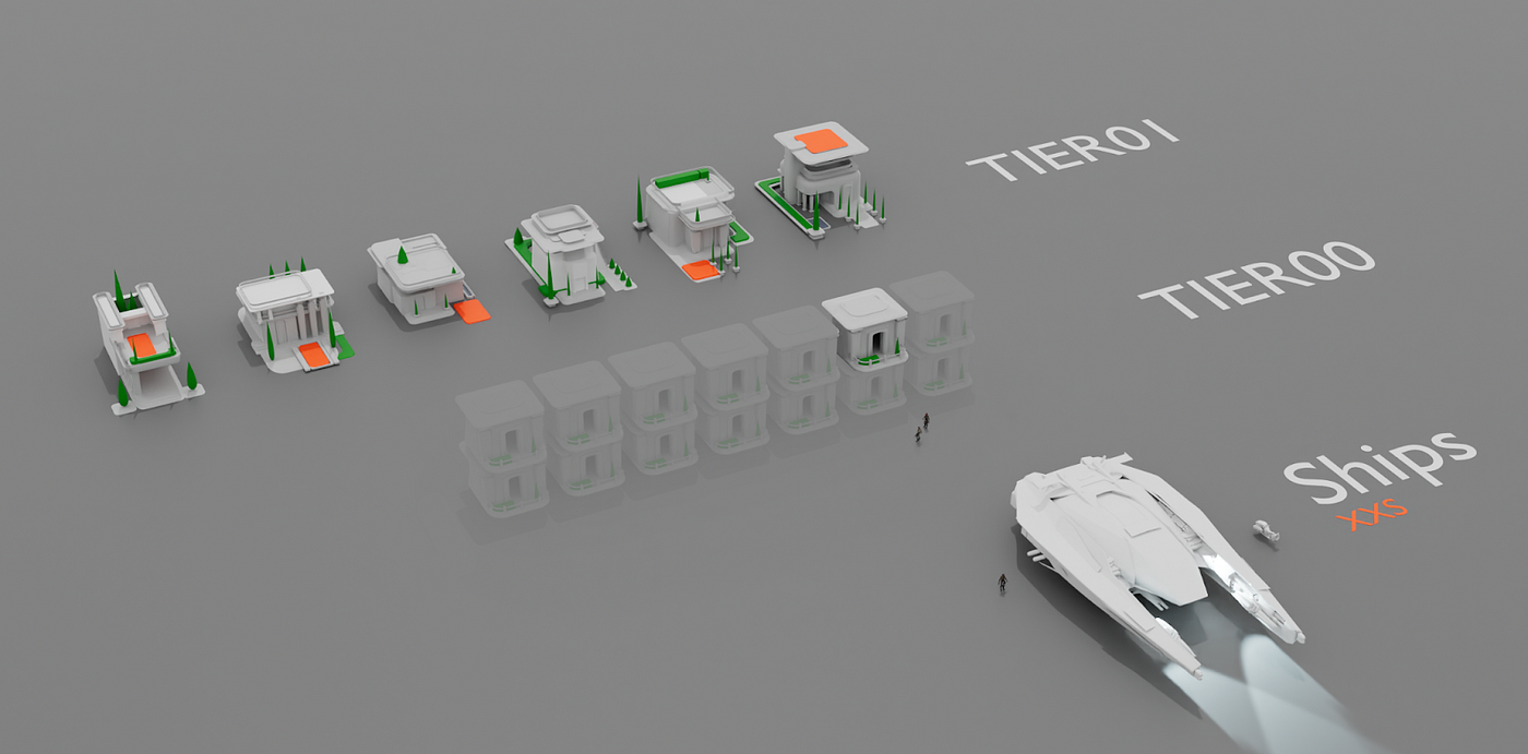 Base Tier WIP / ONI Central Space Station / Fully Immersive UE5 Experience