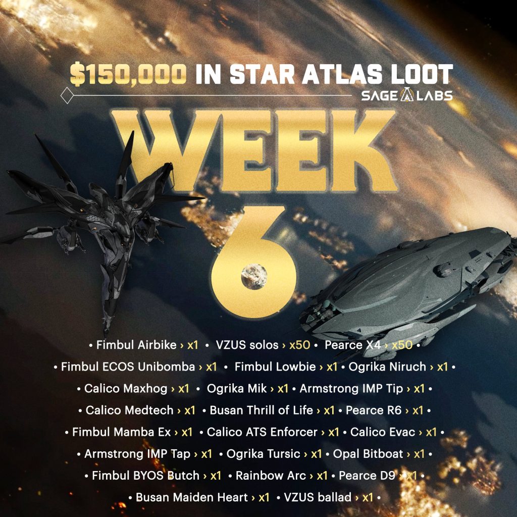 Golden Ticket Raffle - Week 6 Prizes