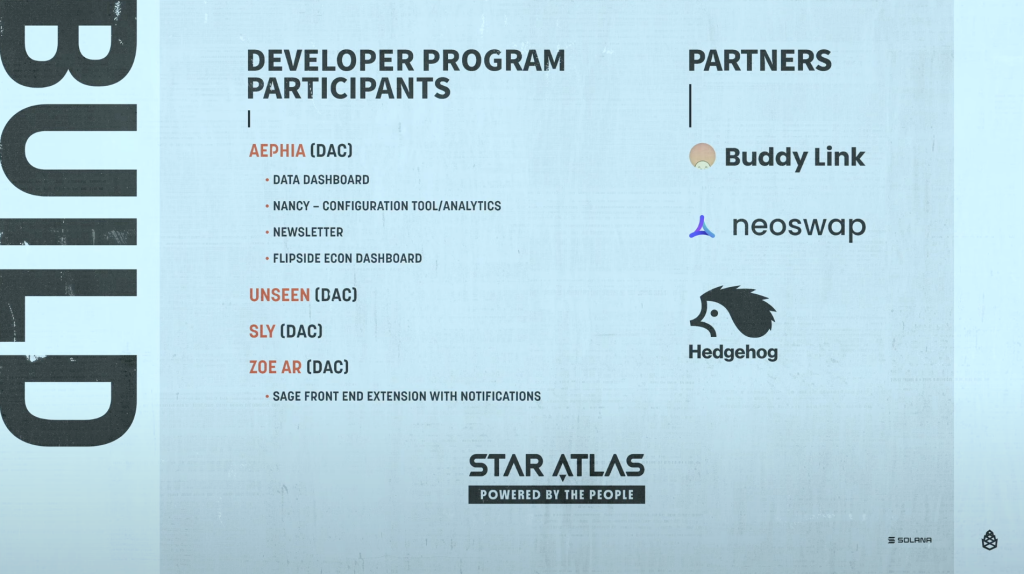Star Atlas - Breakpoint Presentation - Developer Program Participants