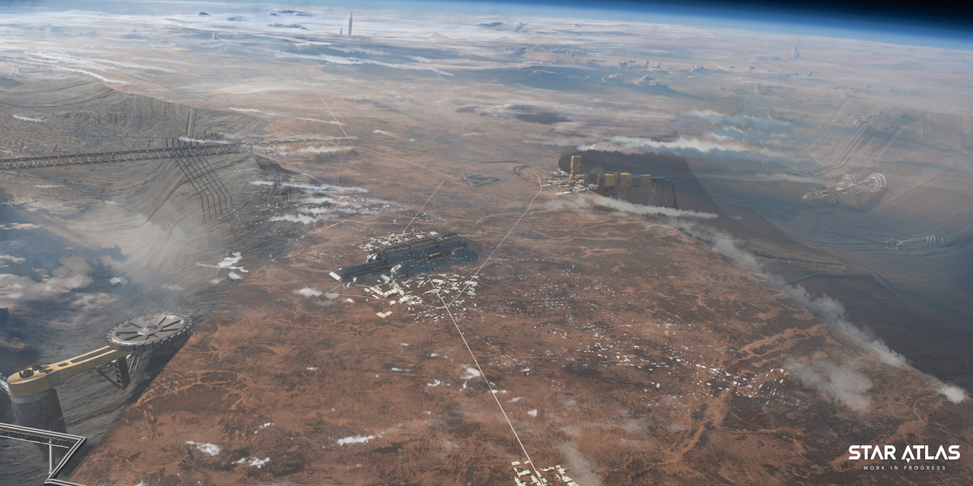 Mining WIP /// Future Scanning Gameplay Loop Environments /// Owner/Player Land-based Mining Stations