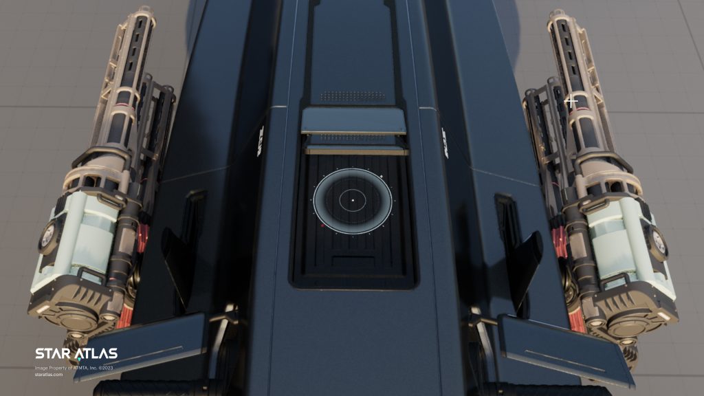 Star Atlas - Pearce X4 - Swapped Weapon (WIP) [In-Engine]