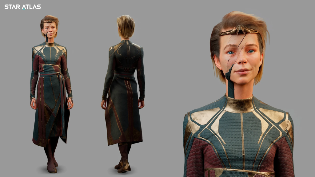 Star Atlas - Charon Gotti Jr. (MUD Leader) - Character design by João Lira