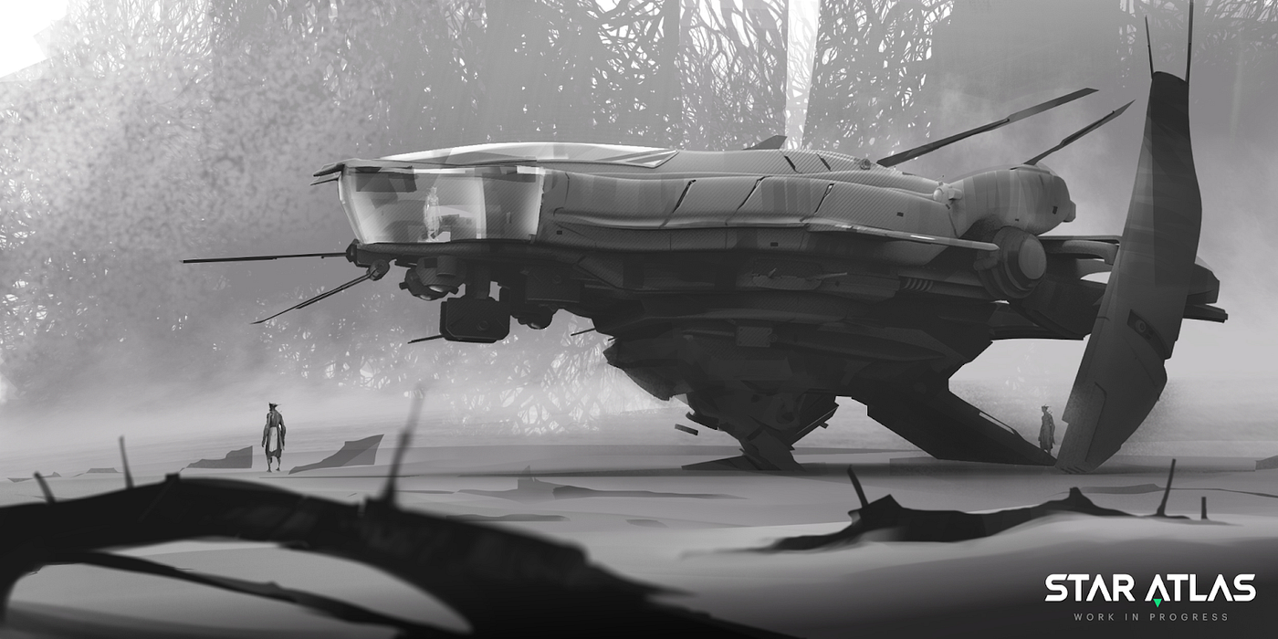 Vzus Star Ship WIP /// Future In-Game NFT /// Owner/Player Star Ship