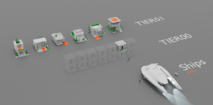 Star Atlas - Tier 0 Habitats (instanced)