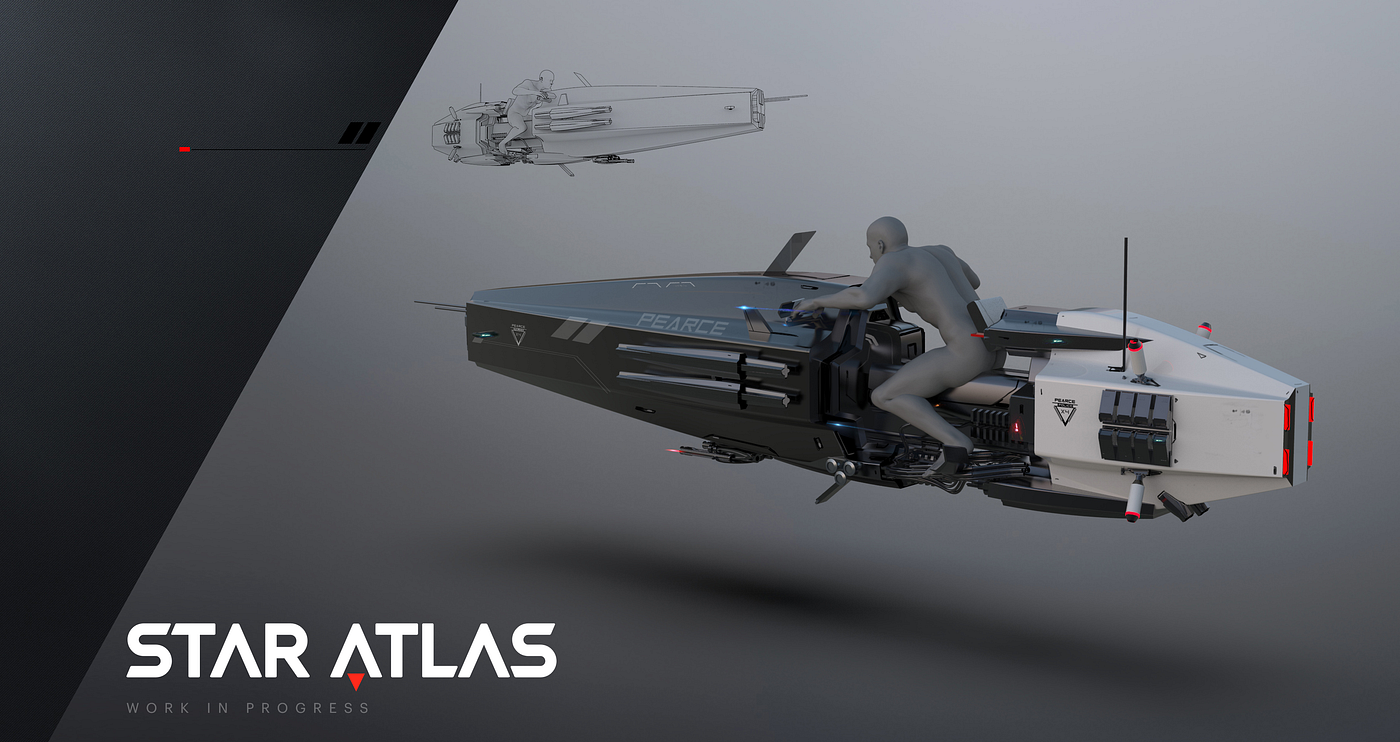 Pearce X4 WIP /// Future Blockchain Based NFT In-Game Item /// Owner/Player Star Ship Owner/Player Customization Enabled