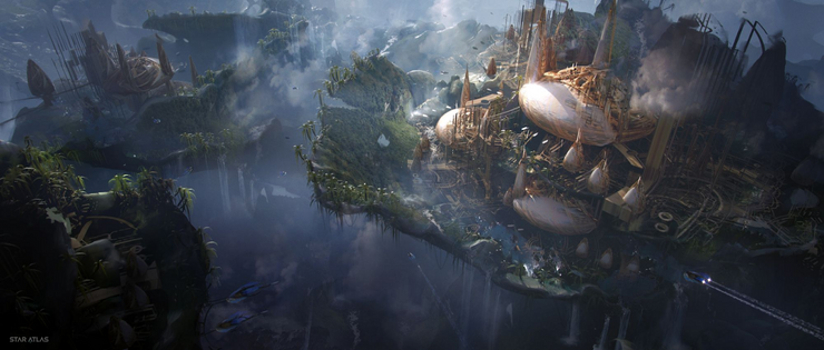 Star Atlas - The Punaab homeworld: Akenat 