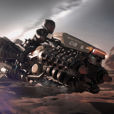 Leaked footage of the Fimbul Airbike