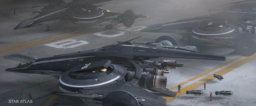 Star Atlas - Calico Skiptrace [Concept Art - by Micheal Oberschneider]