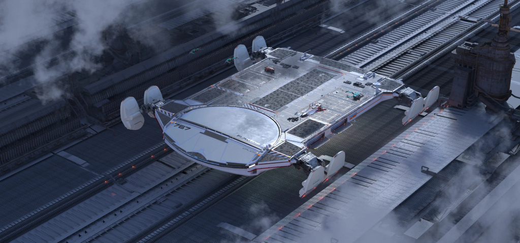 Star Atlas - Calico Flattop [Concept Art]