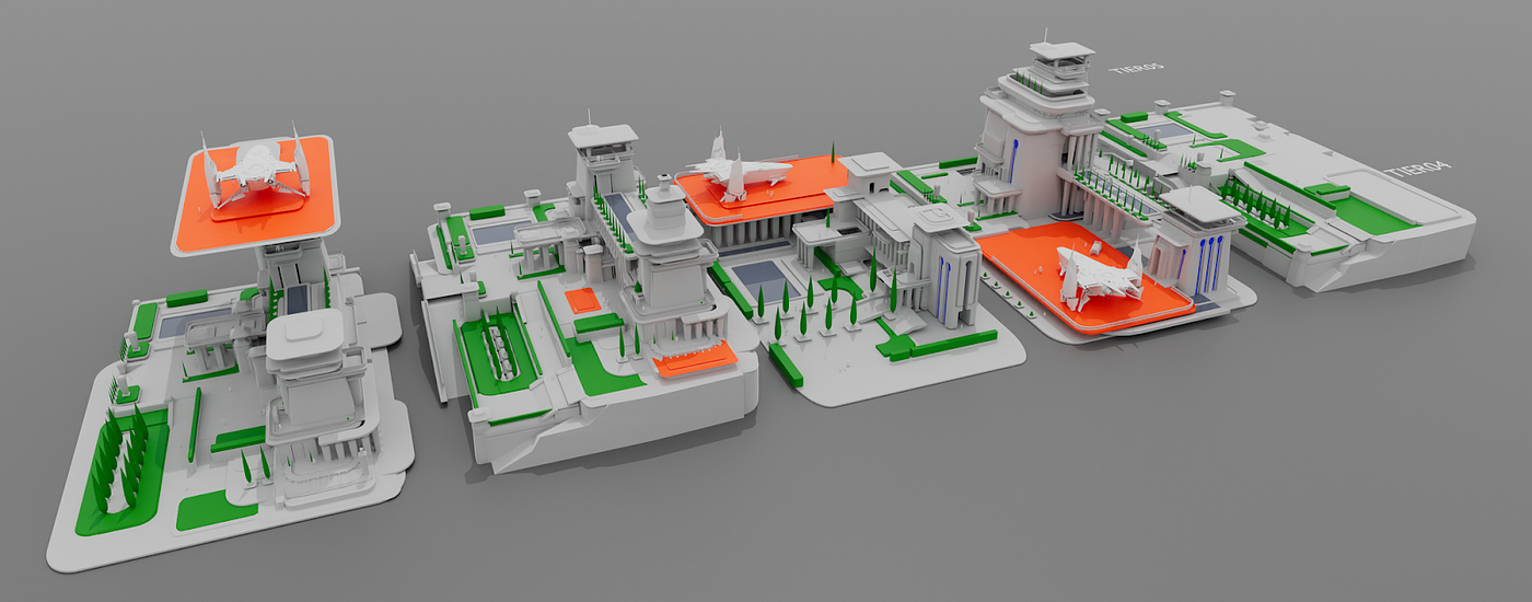 Tier 4 WIP / ONI Central Space Station / Fully Immersive UE5 Experience