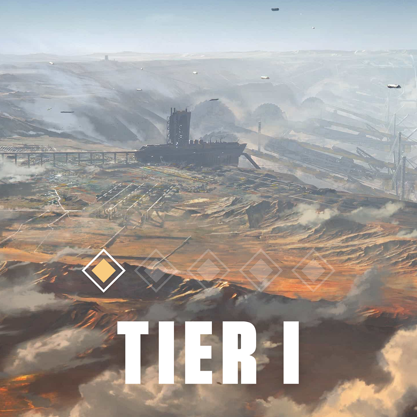 Mining Drill Tier I Concept Art /// Triple-A Quality Player-owned Asset /// Immersive Gameplay Experience