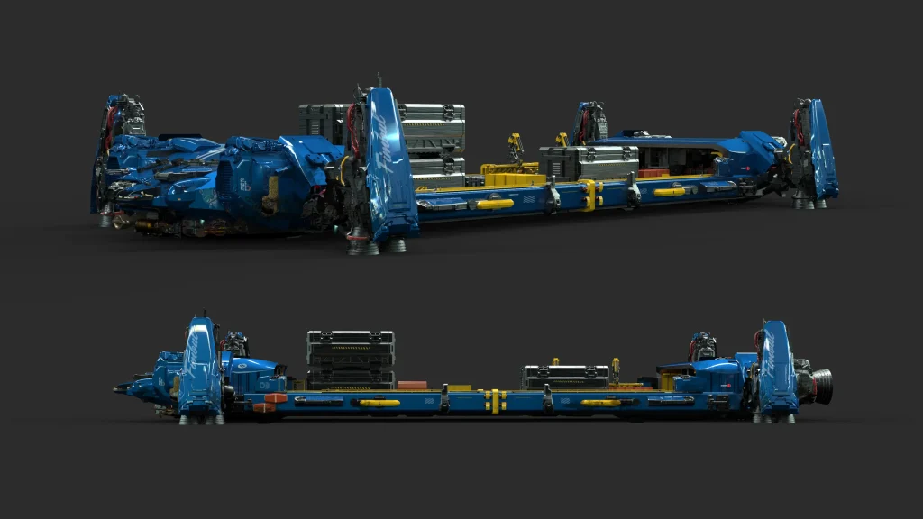 Star Atlas - Fimbul Sledbarge [Concept Art]