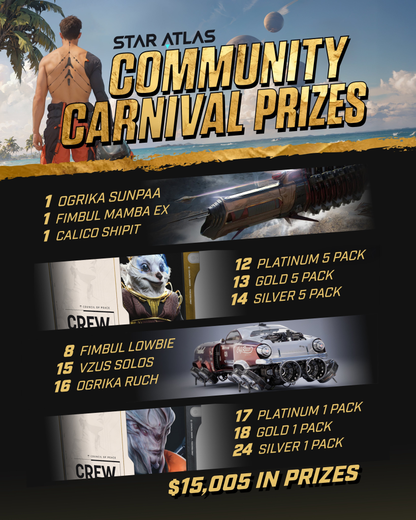 Star Atlas Summer - Community Week - Carnival Prizes