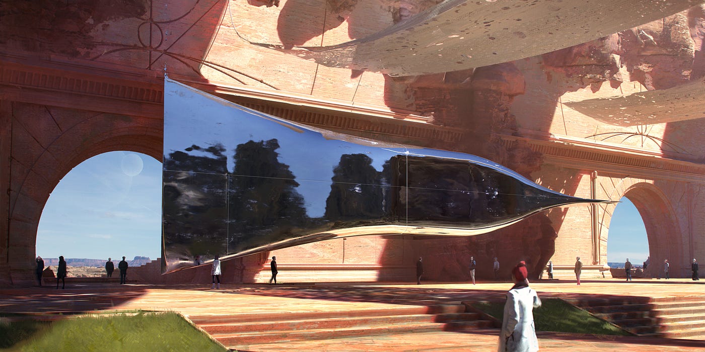 Rainbow Chi Spaceship /// Player-owned In-game Asset /// Immersive 3D NFT Experience