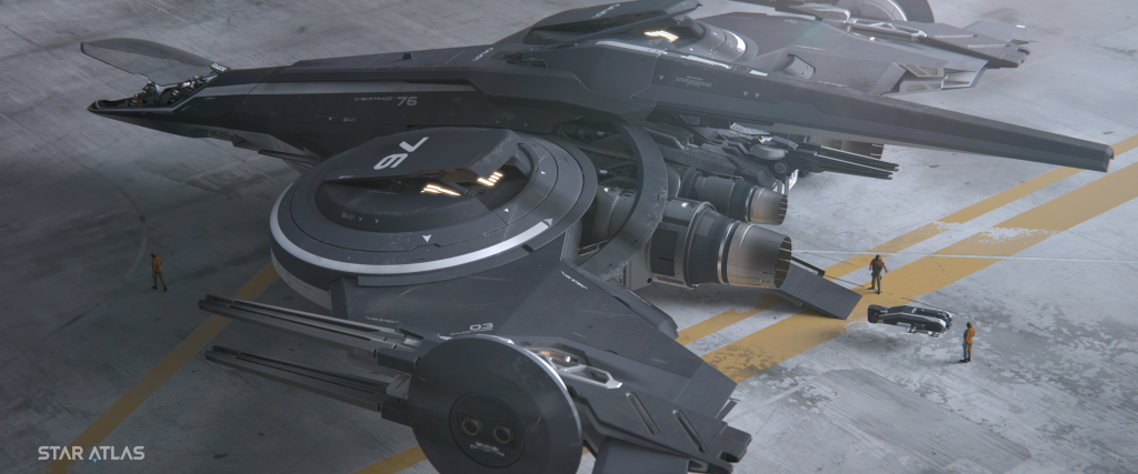 Star Atlas - Calico Skiptrace [Concept Art - by Micheal Oberschneider]