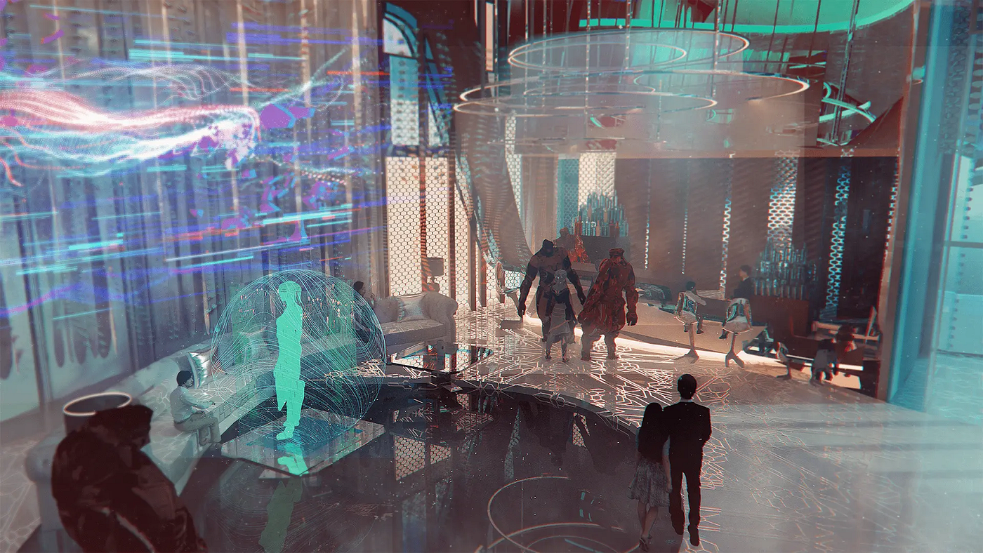 Let’s get down to business /// Triple-A Metaverse Work in Progress /// Immersive Unreal Engine 5 Experience