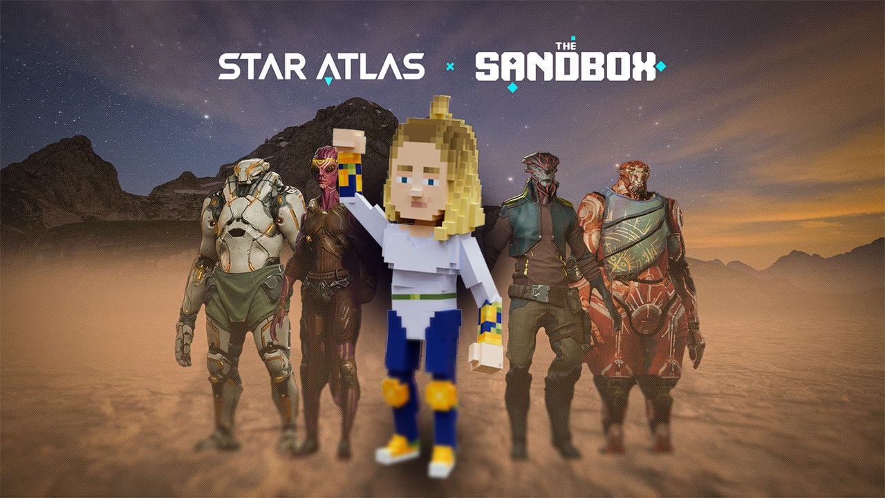 Star Atlas — The Sandbox Partnership /// BLOND:ISH Headpiece Creation Contest /// Metaverse Ecosystem Interoperability