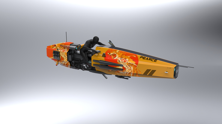 Star Atlas- One of the surprise Pearce X4 skins (Suntiger)