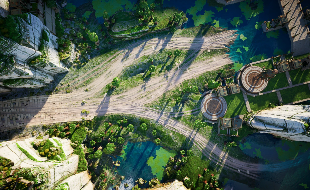 Star Atlas - Exinade Race Track - Posted by Lead Environment Artist Edward Denton [In-engine]