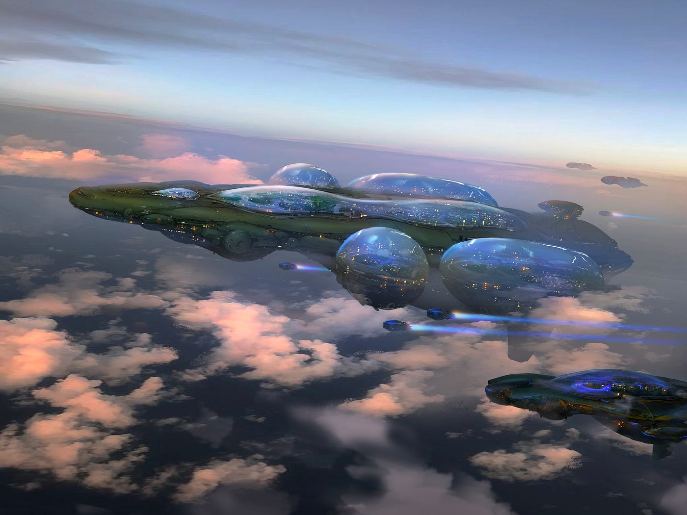 Fimbul ECOS Superphoenix (ECOS) in Orbit | Titan Class Spaceship | Star Atlas Bomber Ship