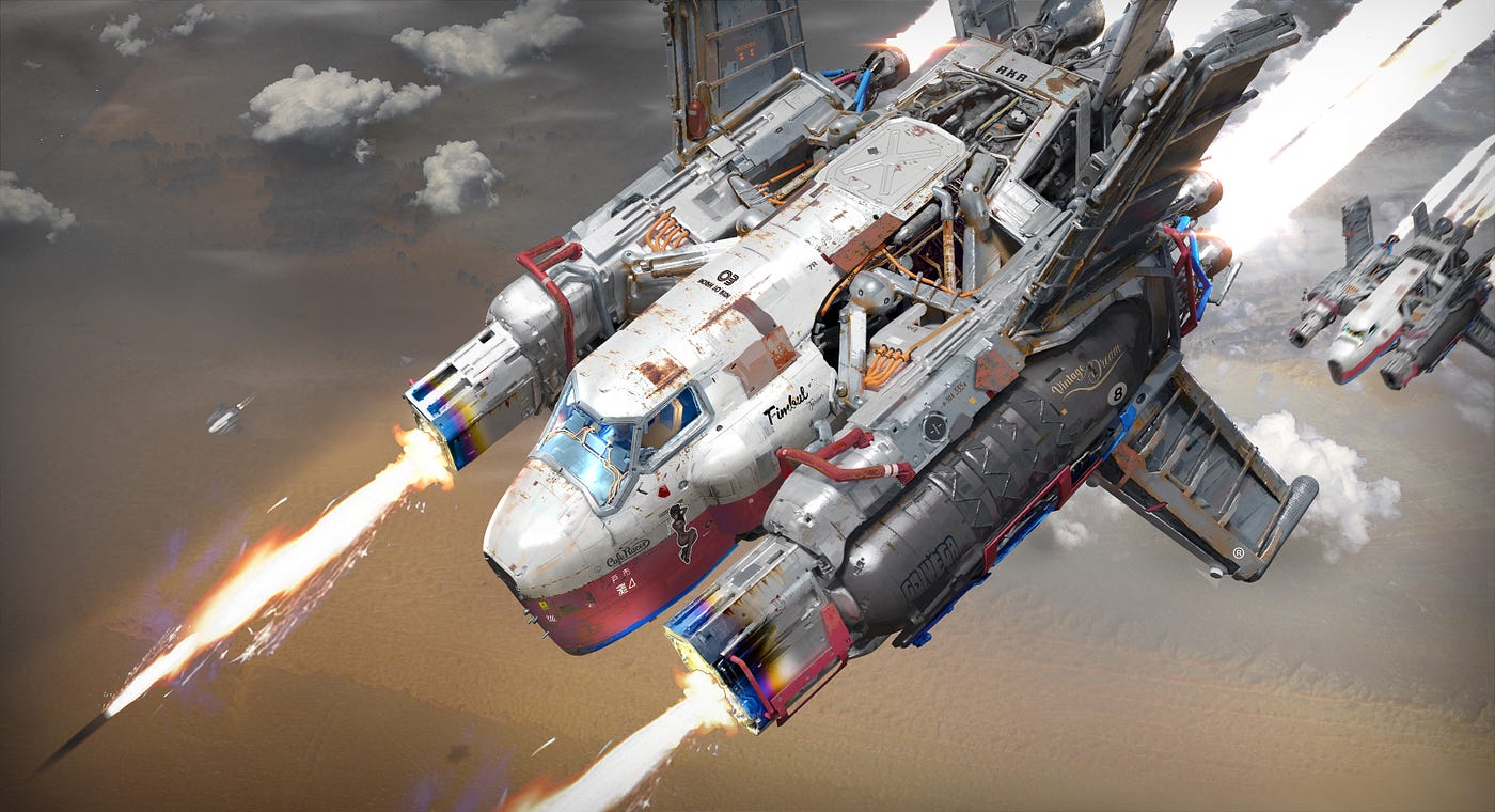 Fimbul BYOS Earp Engaged in Full Blast Mode /// Player-owned In-game Asset /// Immersive 3D NFT Experience