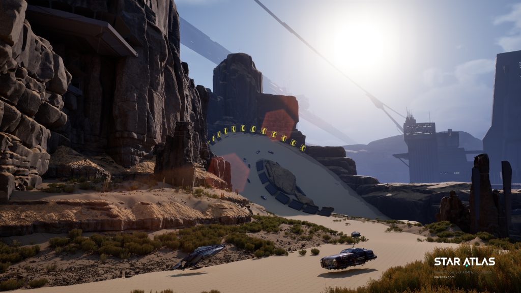 Star Atlas - Volant Station Racing Track [in-engine]