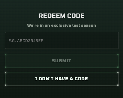 z.ink - Redeem a code to enter