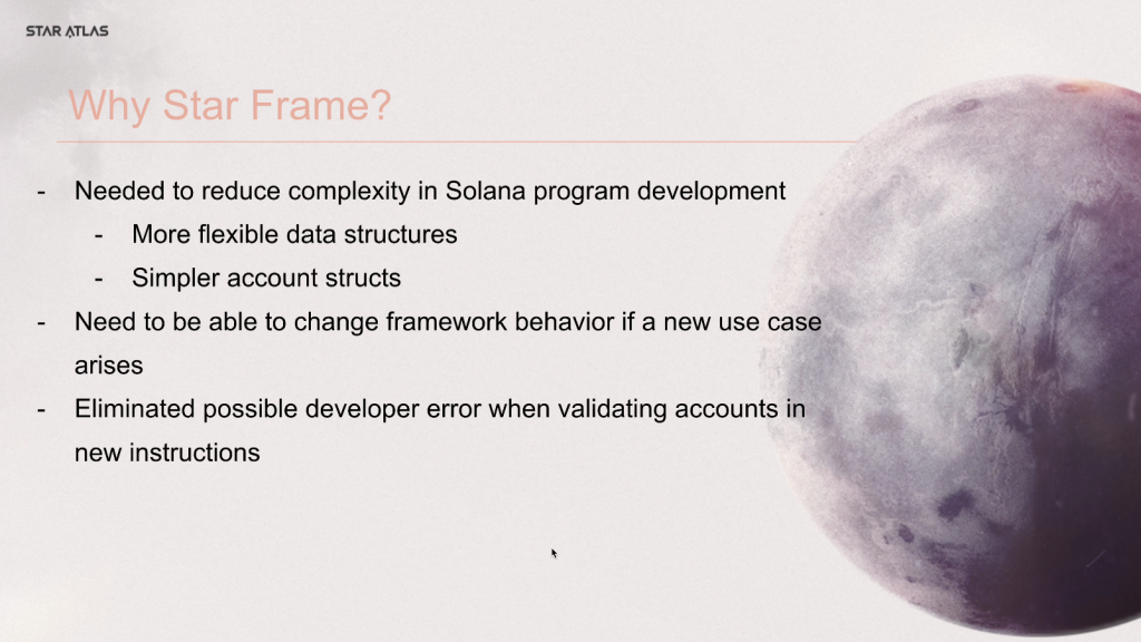 Star Frame Presentation (slide 1)