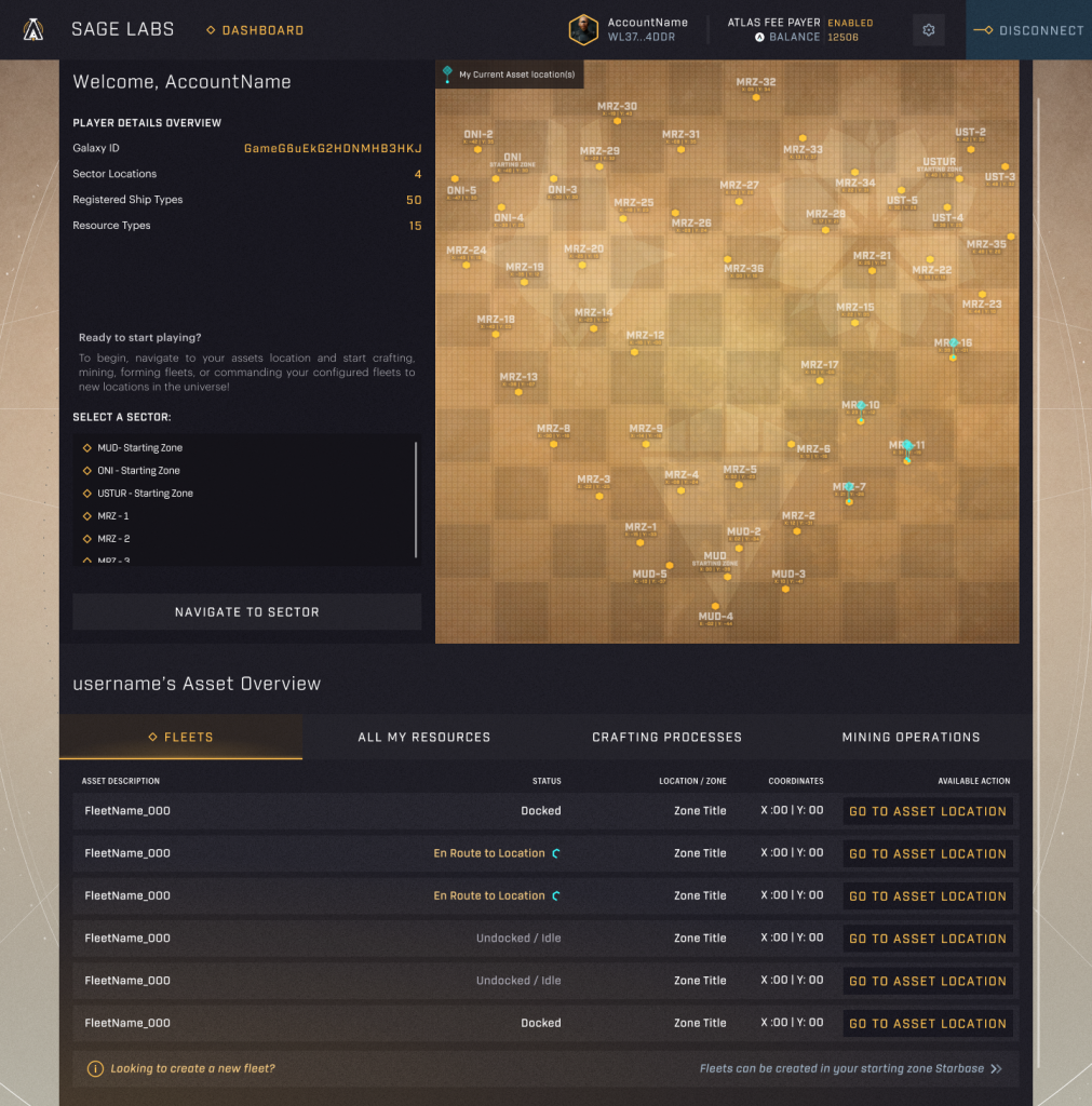 SAGE Labs - User Interface