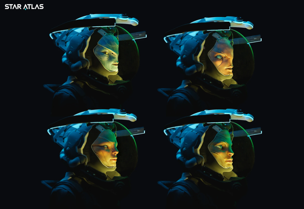 Star Atlas - JONI (Concepts) - Character design by João Lira