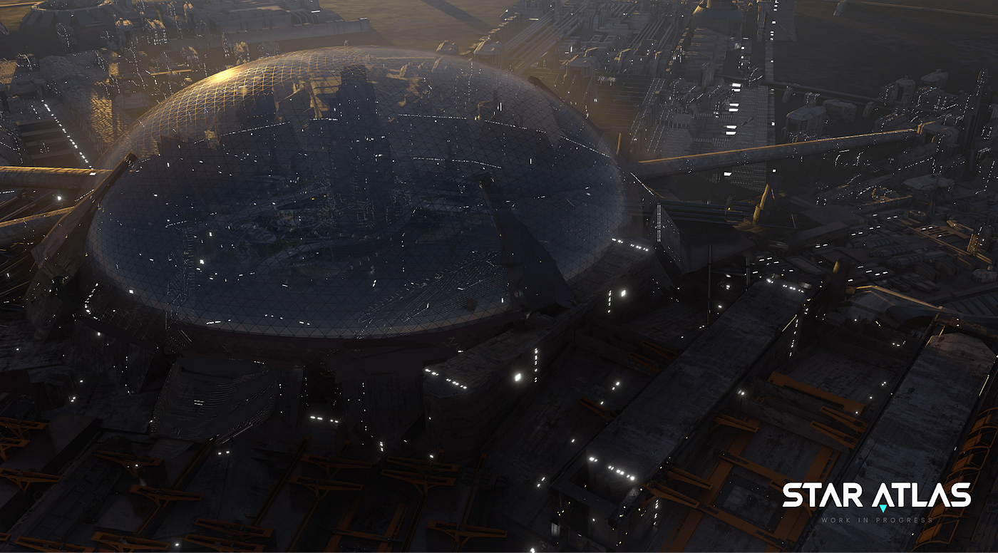 Mining Town WIP /// Future Scanning Gameplay Loop /// Owner/Player Land-based Mining Station