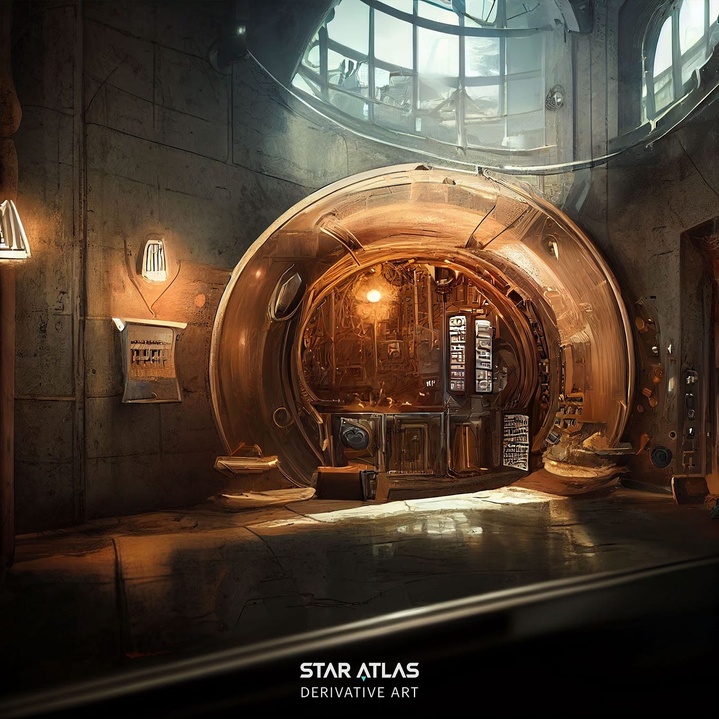 The ATLAS Locking vault /// Triple-A Metaverse Work in Progress /// Immersive Unreal Engine 5 Experience.