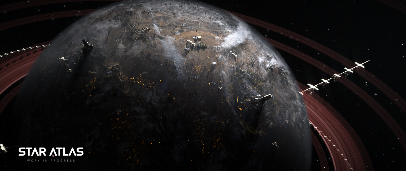 SCN Planet WIP /// Future Scanning Gameplay Loop Environments /// Owner/Player Landbased Mining Station
