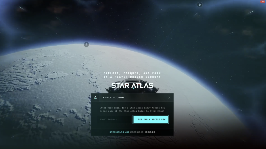 Star Atlas - New Landing Page