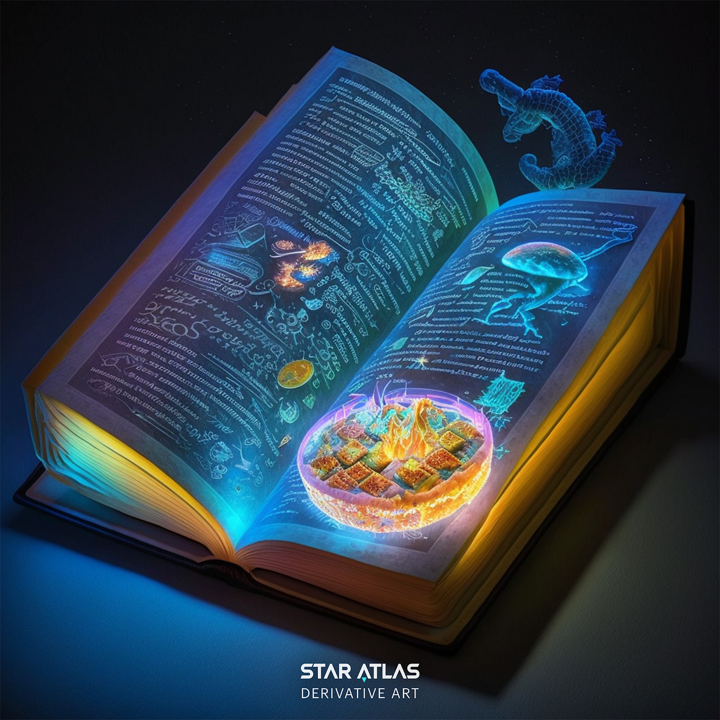 The Book of Recipes /// Star Atlas Derivative Concept Art