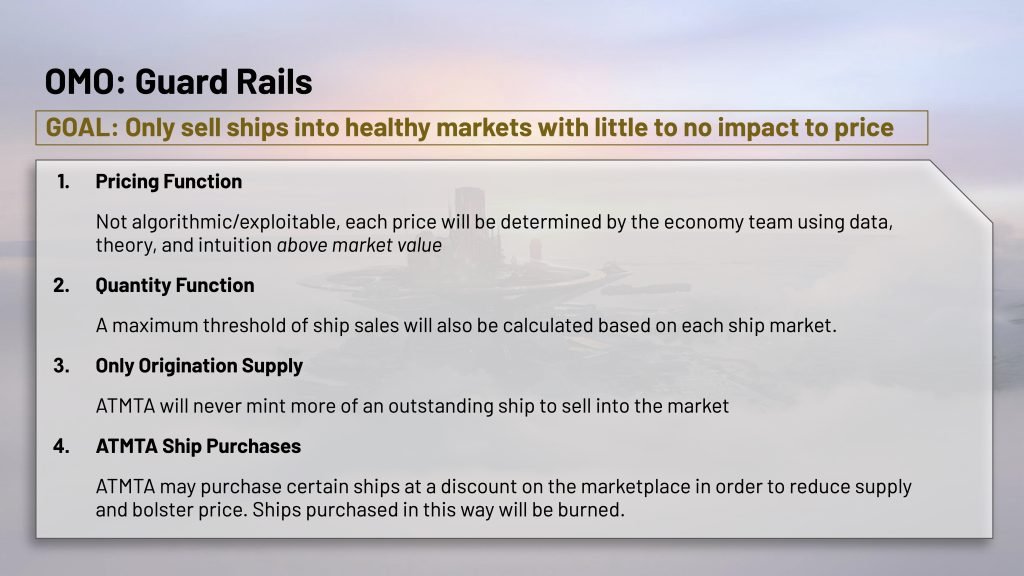Star Atlas - 19th Economic Forum - OMO: Guard Rails (Slide 6)