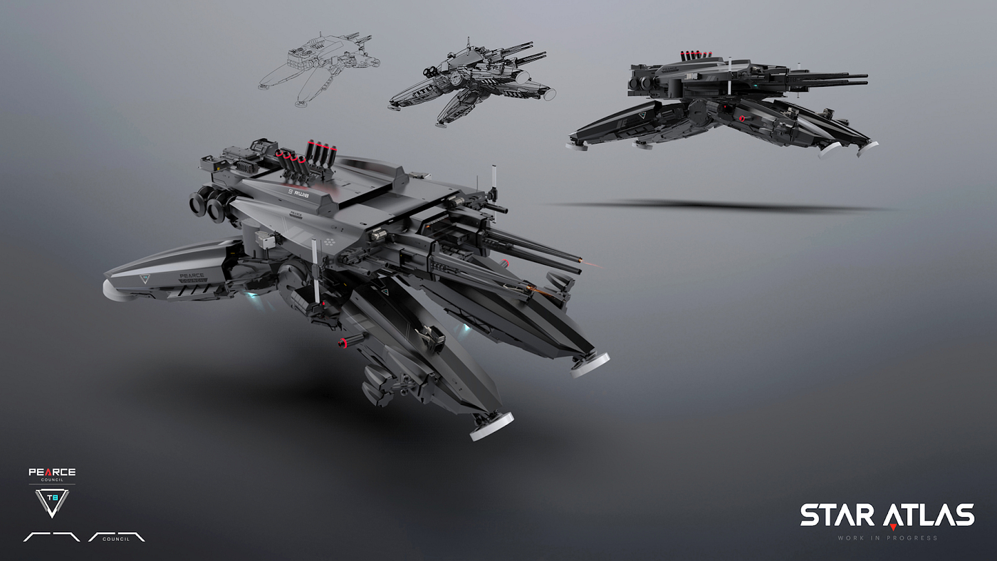 Pearce Hulltank WIP /// Future Blockchain Based NFT In-Game Item /// Owner/Player Star Ship Owner/Player Customization Enabled