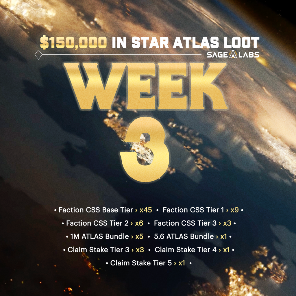 Golden Ticket - Raffle Prizes - Week 3 