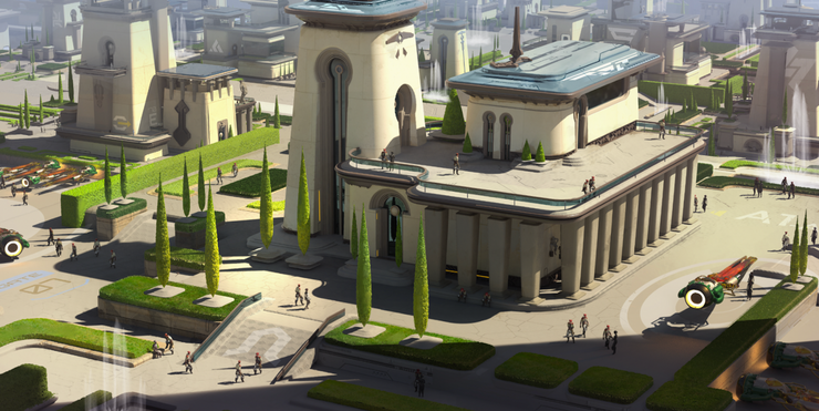 Star Atlas - Sogmian habitats (ONI) - Concept art