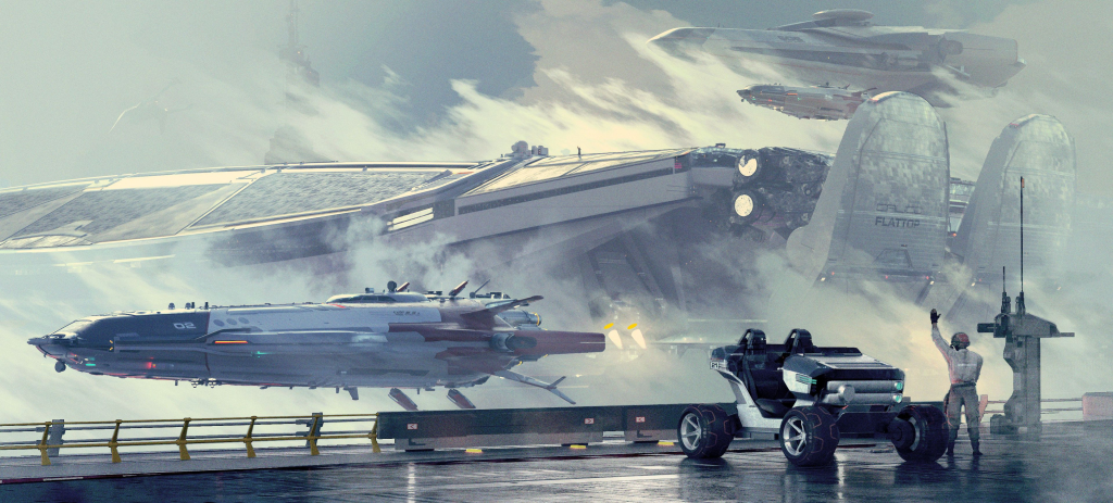 Star Atlas - Calico Flattop - by Andrian Luchian [Concept Art]