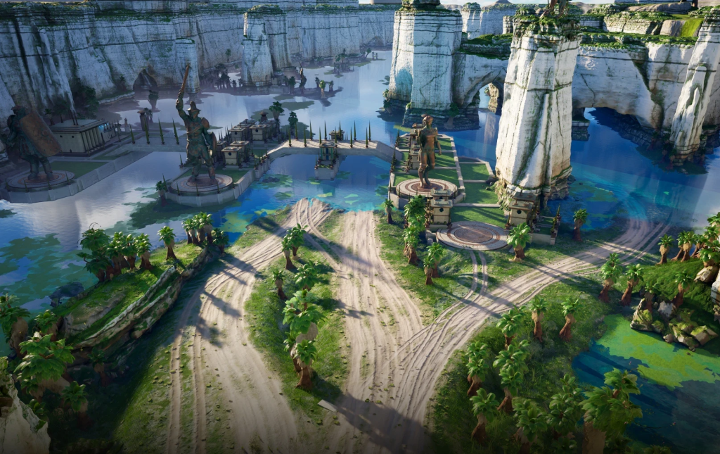 Star Atlas - Exinade Race Track - Posted by Lead Environment Artist Edward Denton [In-engine]