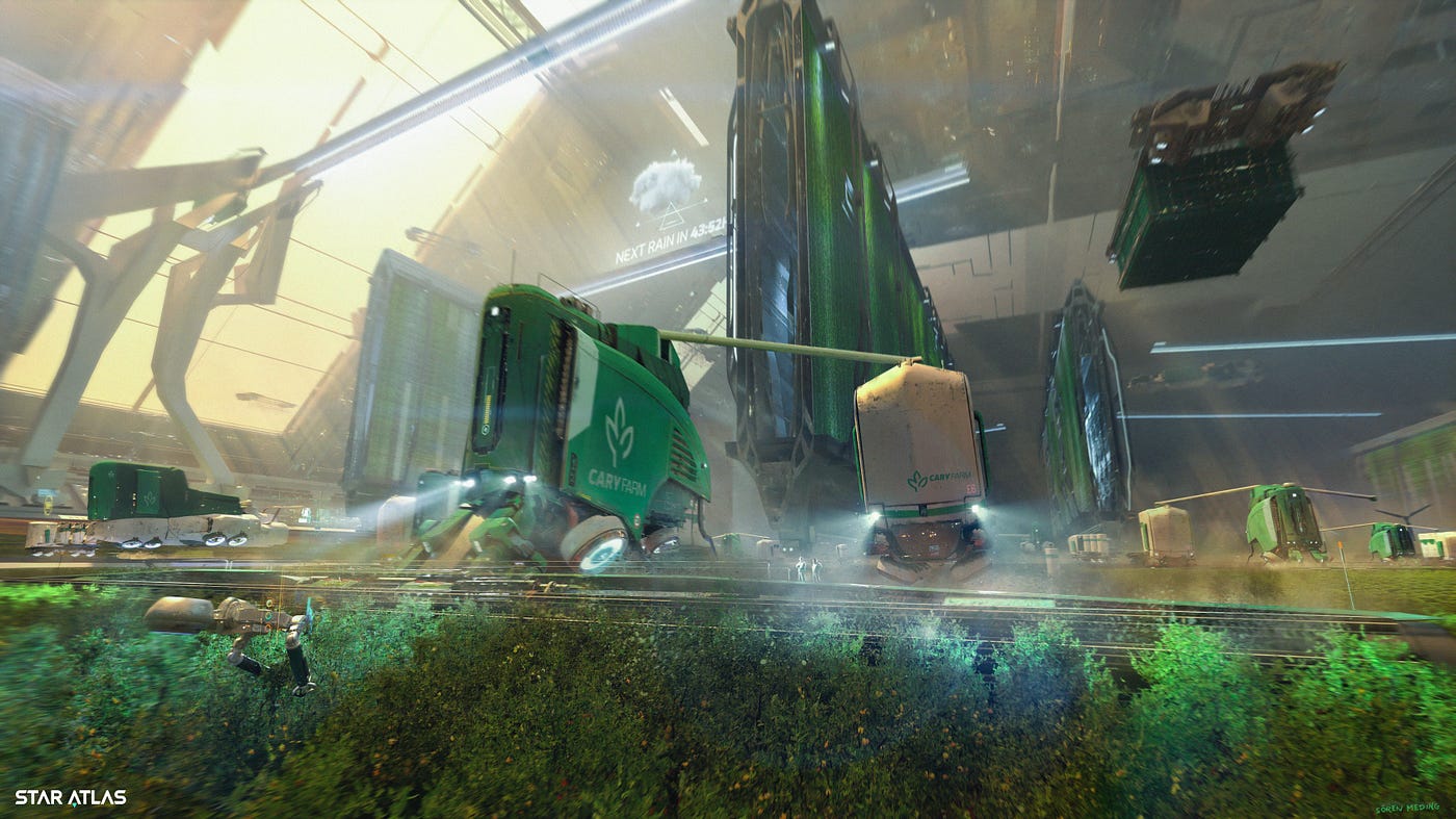 Star Atlas In-Game Play: Adventures as a Landowner